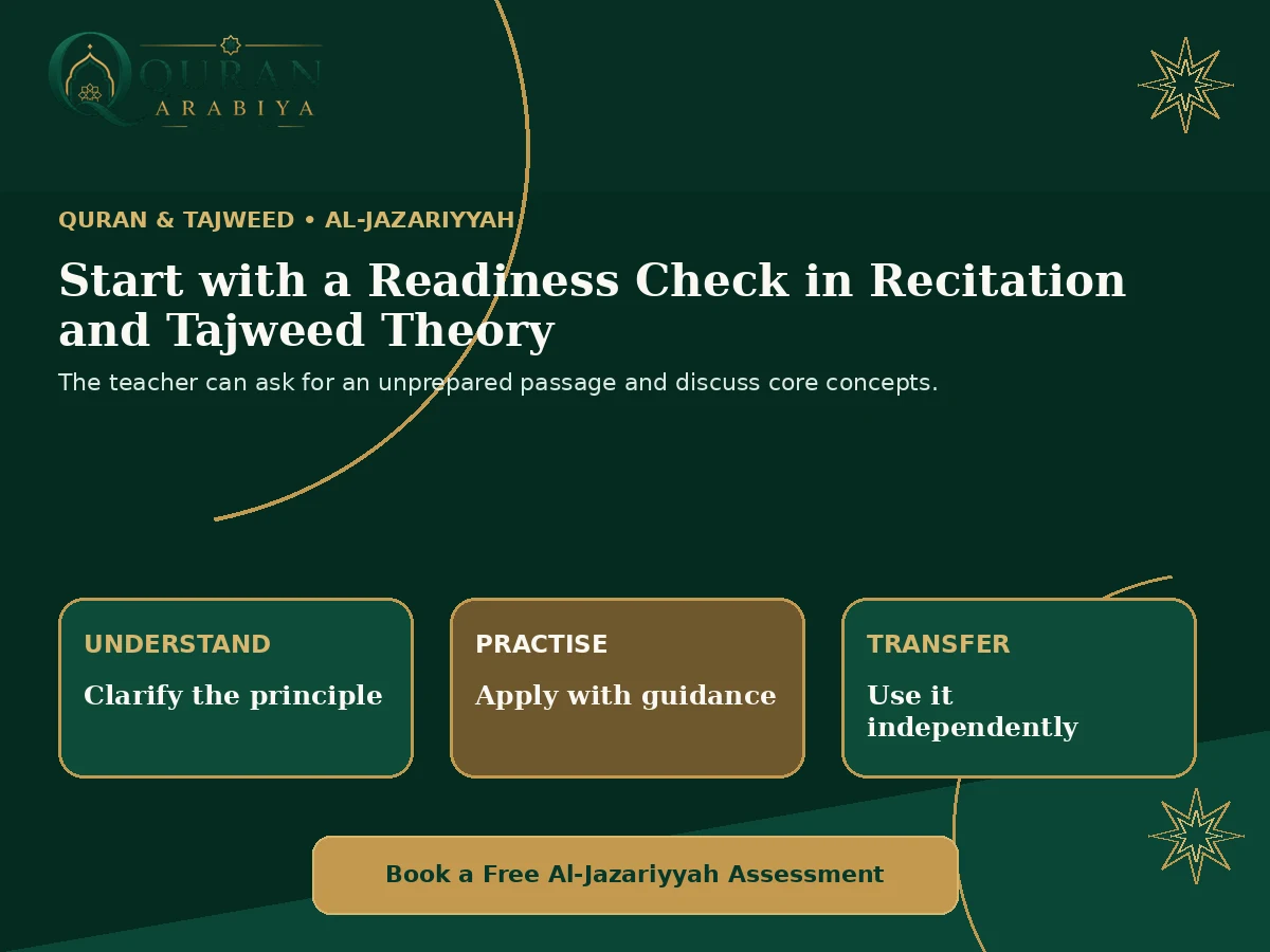Al Jazariyyah course online - 1