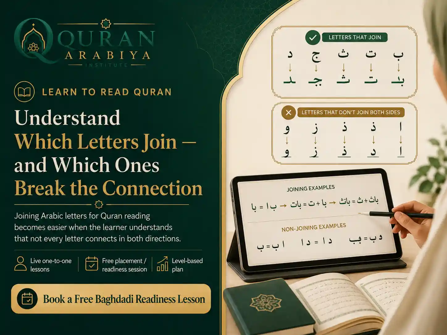 Arabic alphabet for Quran reading - 3
