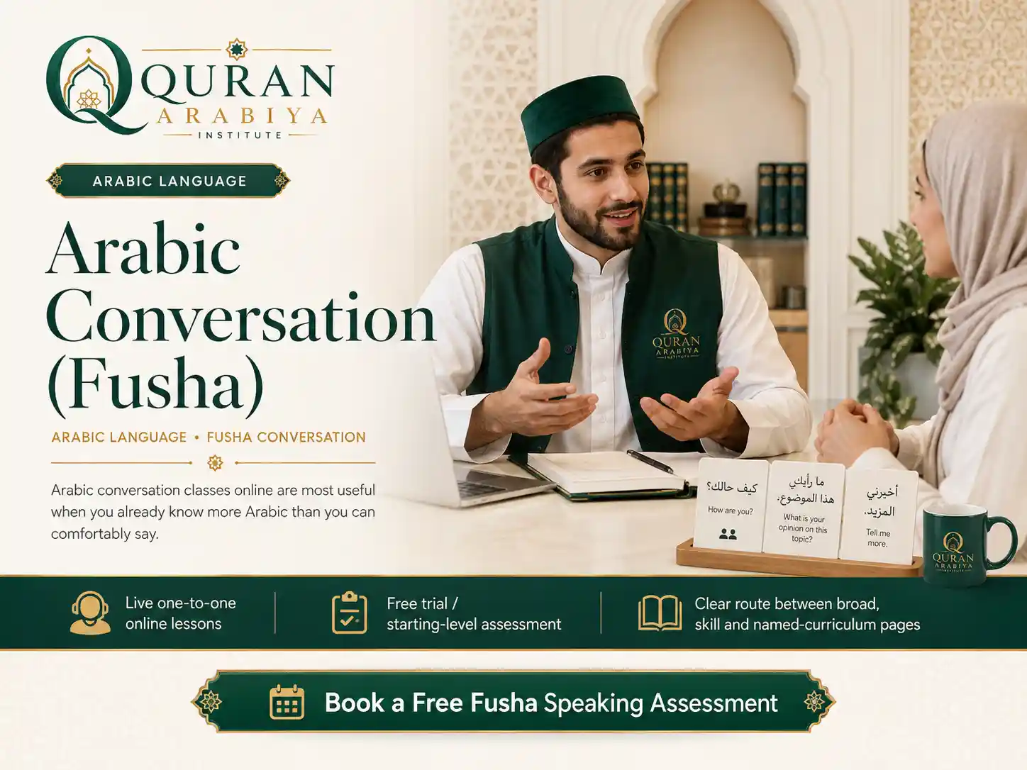Arabic conversation classes online - 1