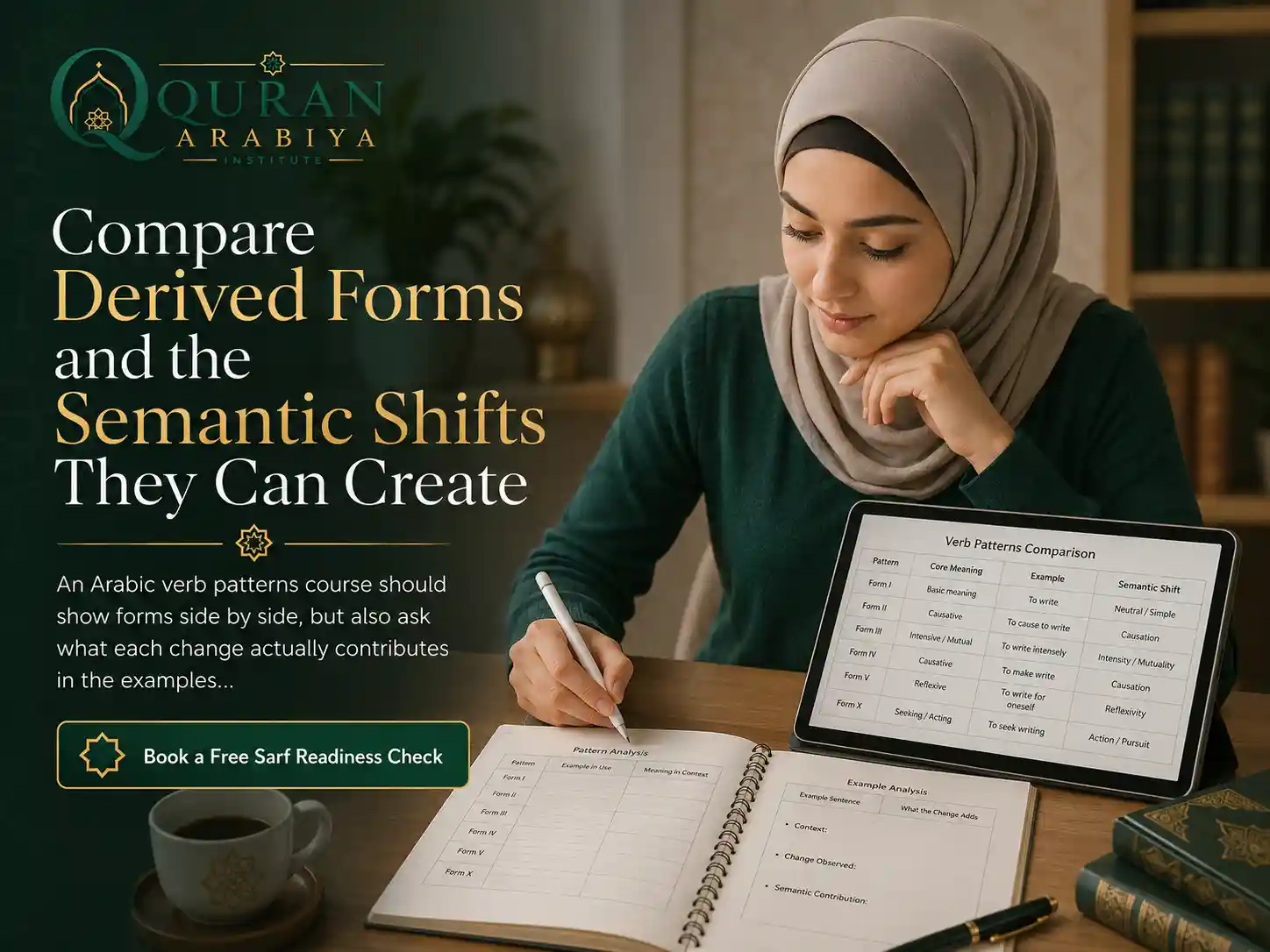 Arabic morphology course online - 2