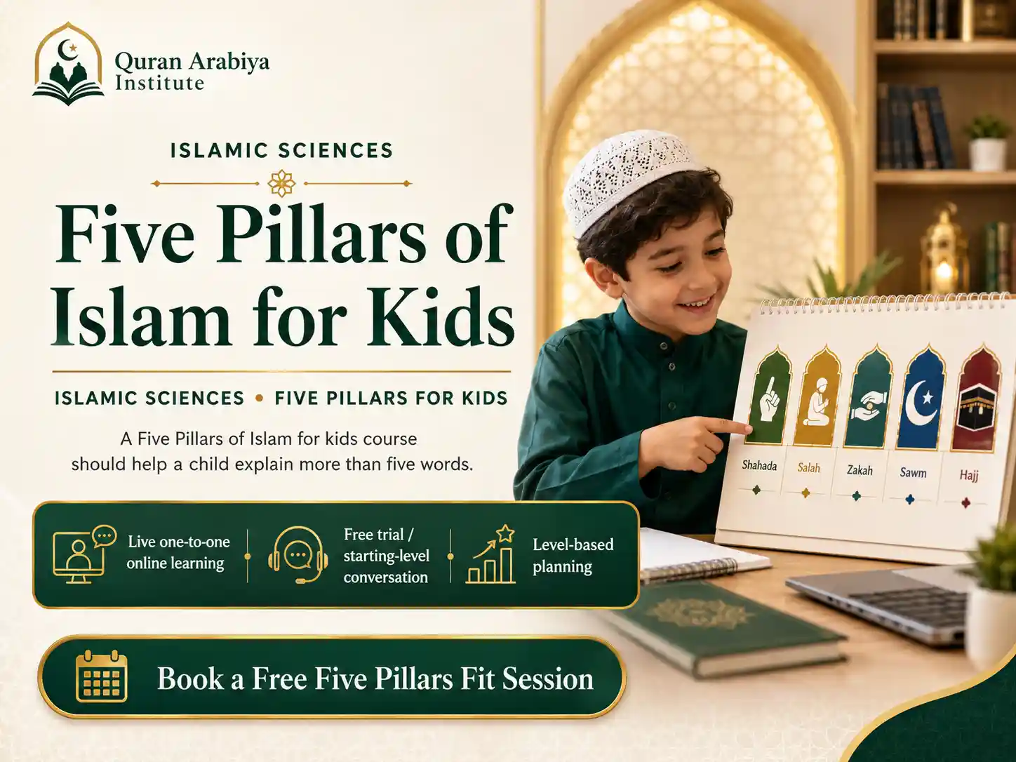 Five Pillars of Islam for kids course - 1