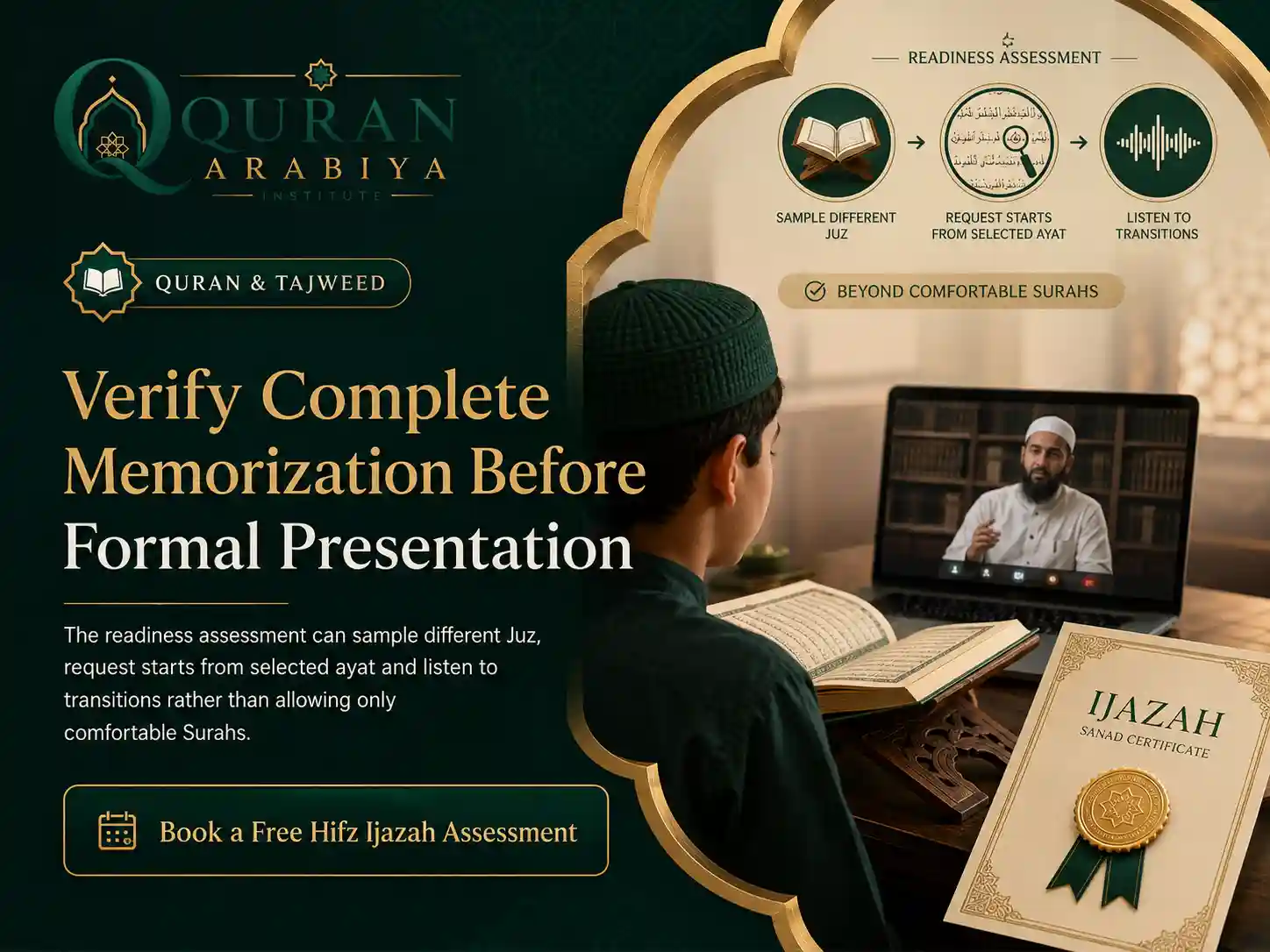 Hifz Ijazah course online - 3