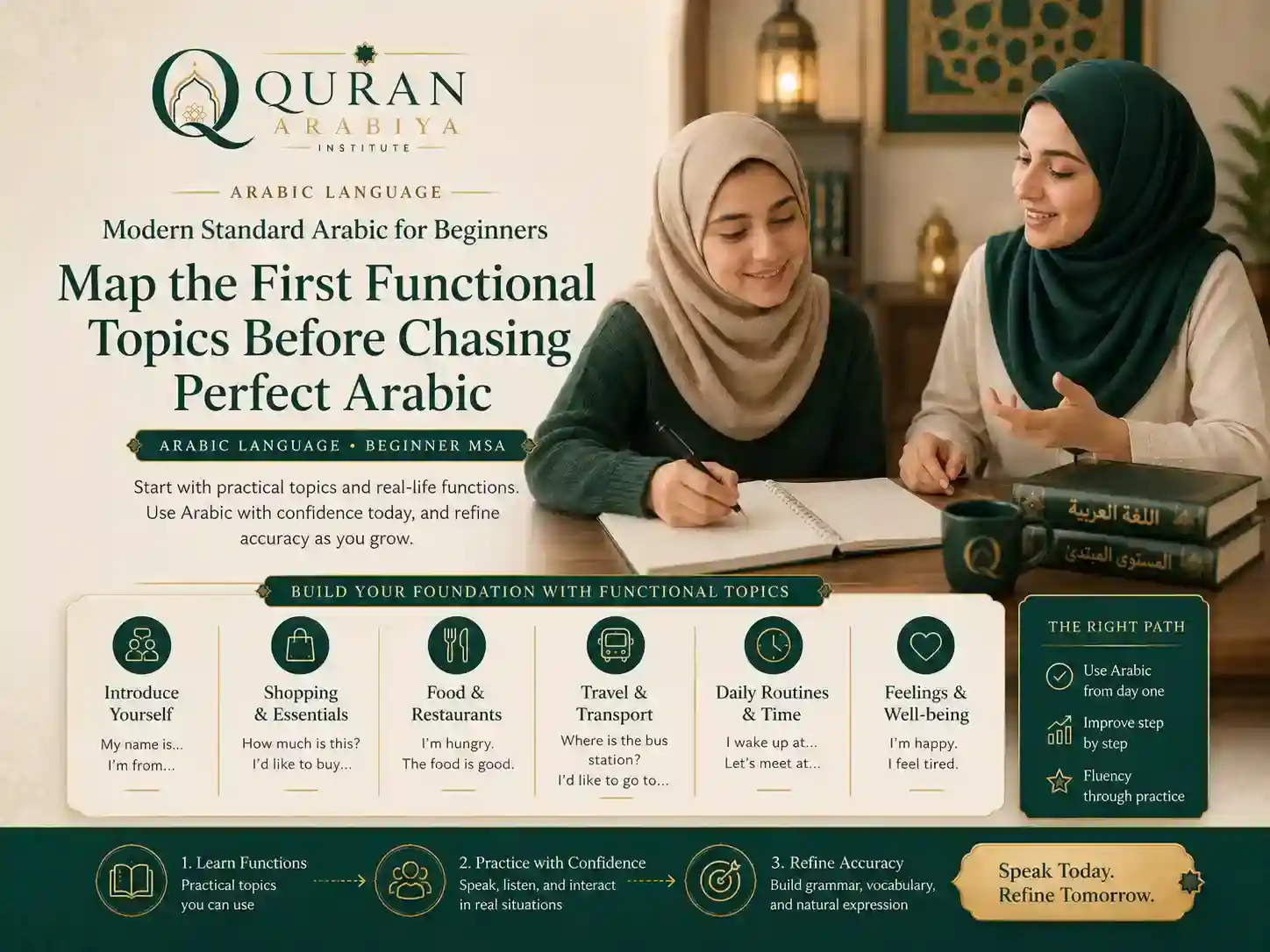 Modern Standard Arabic course online - 2