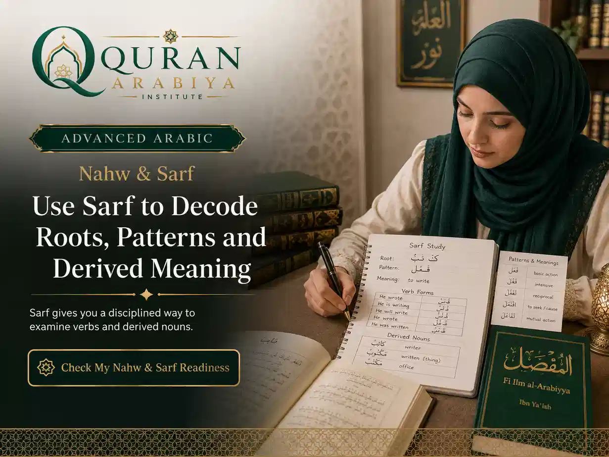 Nahw and Sarf course online - 2