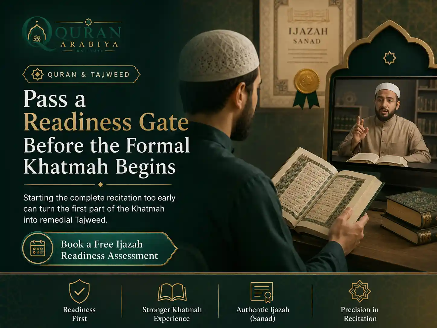 Quran Ijazah course online - 2