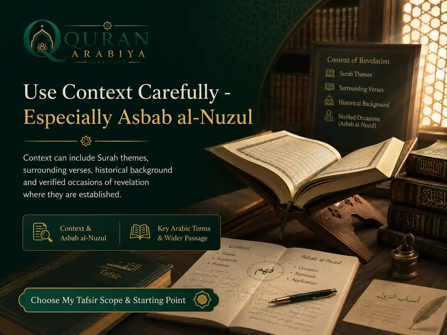 Quran Tafsir course online - 2