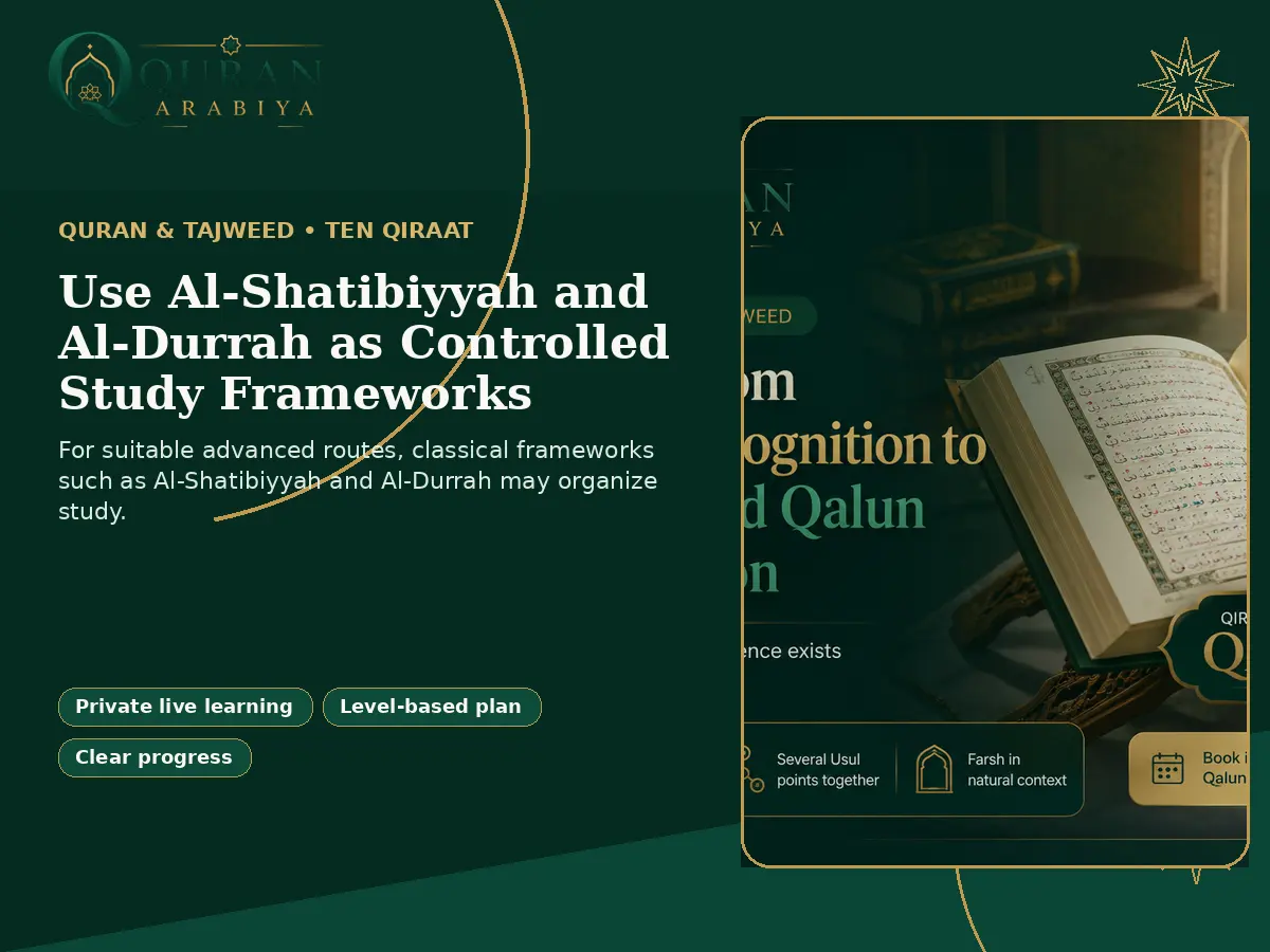 Ten Qiraat course online - 2