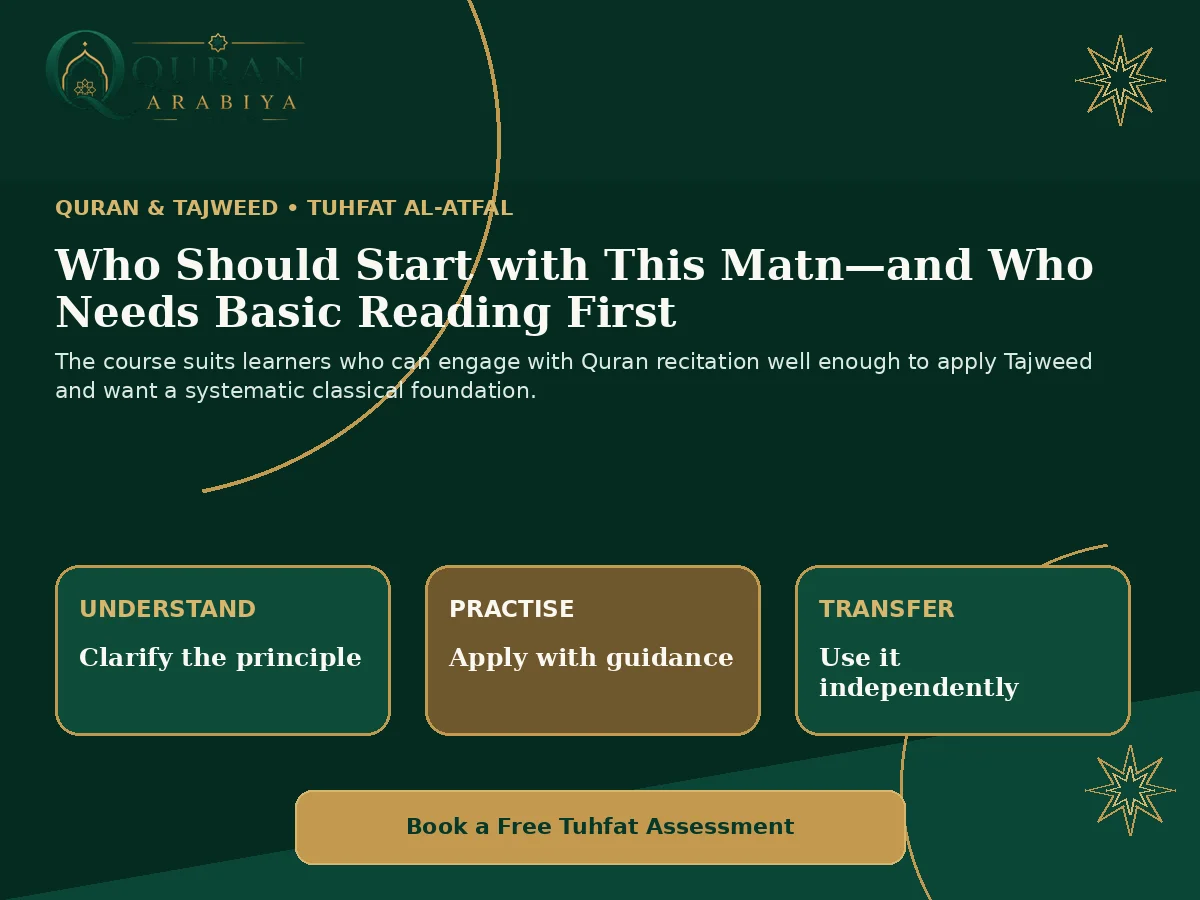 Tuhfat Al Atfal course online - 1